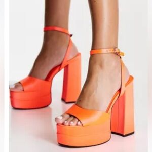 ASOS DESIGN Nix high platform heeled sandals